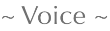 voice