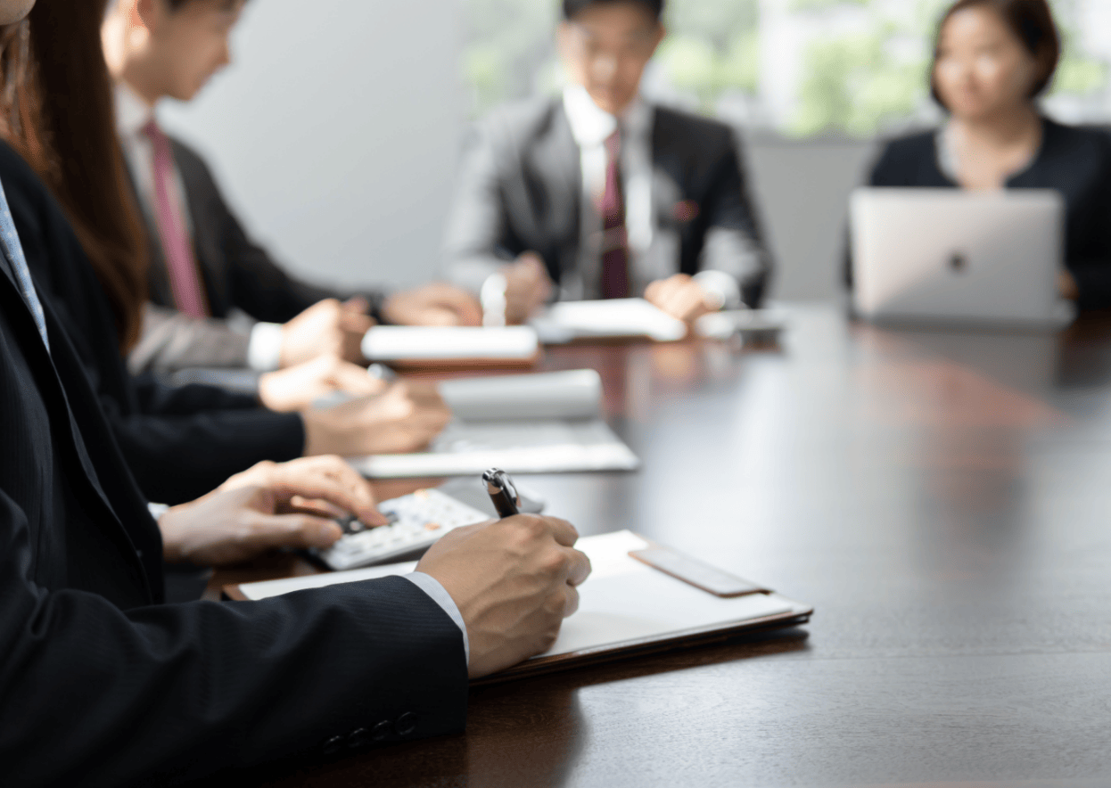 the picture on meeting